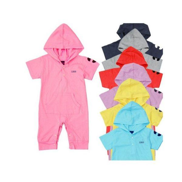Fashion Summer Newborn Casual Cotton Baby Romper Suit Kids Boys Girls Rompers Body Summer Short-Sleeve Rompers Multicolors