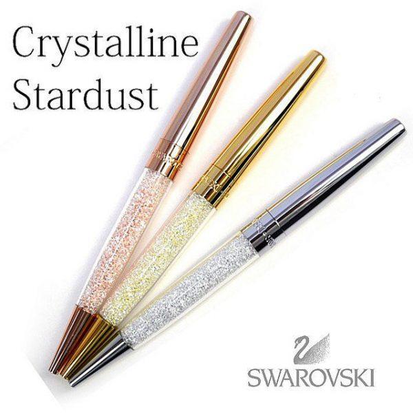 Stardust swarovski Crystal pen Diamond ballpoint pens rollerball pen school office wedding gift Stationery box bag can choose
