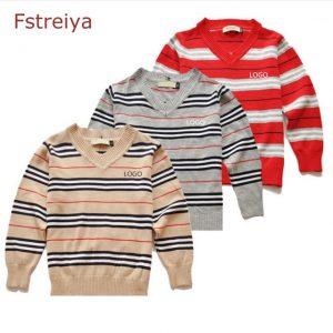 100%cotton baby boys sweaters girls o-neck pullovers kids christmas sweaters Children's round neck trui jongens girls clothes