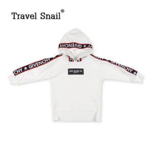 Travel snail 4-9 yrs baby boys t-shirts for kids tshirts children pullover kids long sleeve tops boys hoodies 2018 Spring New