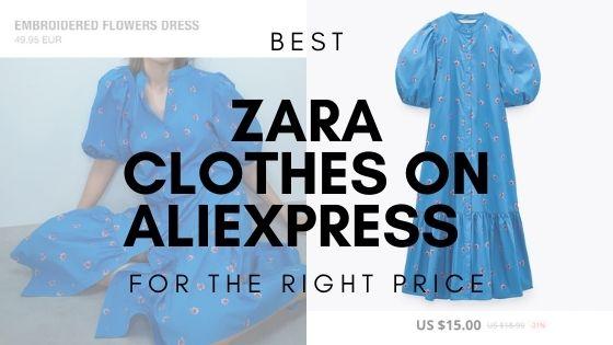zara clothes on aliexpress