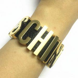 12 colors Cosplay  Handmade named Transparent innitial letter bangle  luxury brand jewelry alphabet bracelets with PU leather