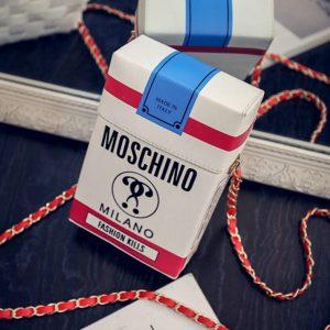 2017 Japan and Korea fashion fun cigarette mini Shoulder Messenger Small Box Shape Shoulder Bag Funny Personality Crossbody Bag