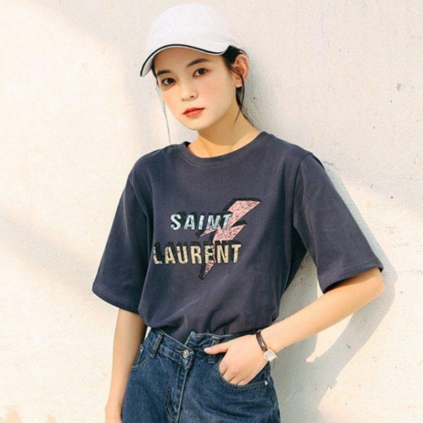 Saint Laurent style t-shirt